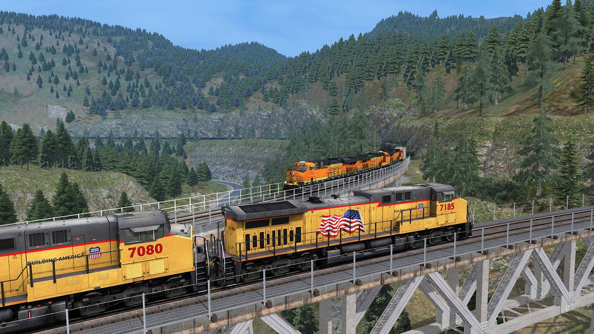 Arriving Soon!

Get ready for railroading in the Sierra Nevada with the Feather River Canyon Enhanced Scenario Pack 02 from High Iron Simulations. 

Learn more about the modern era of Union Pacific and BNSF railroading here:
bit.ly/Union-Pacific-…

#TrainSimulator #tsc