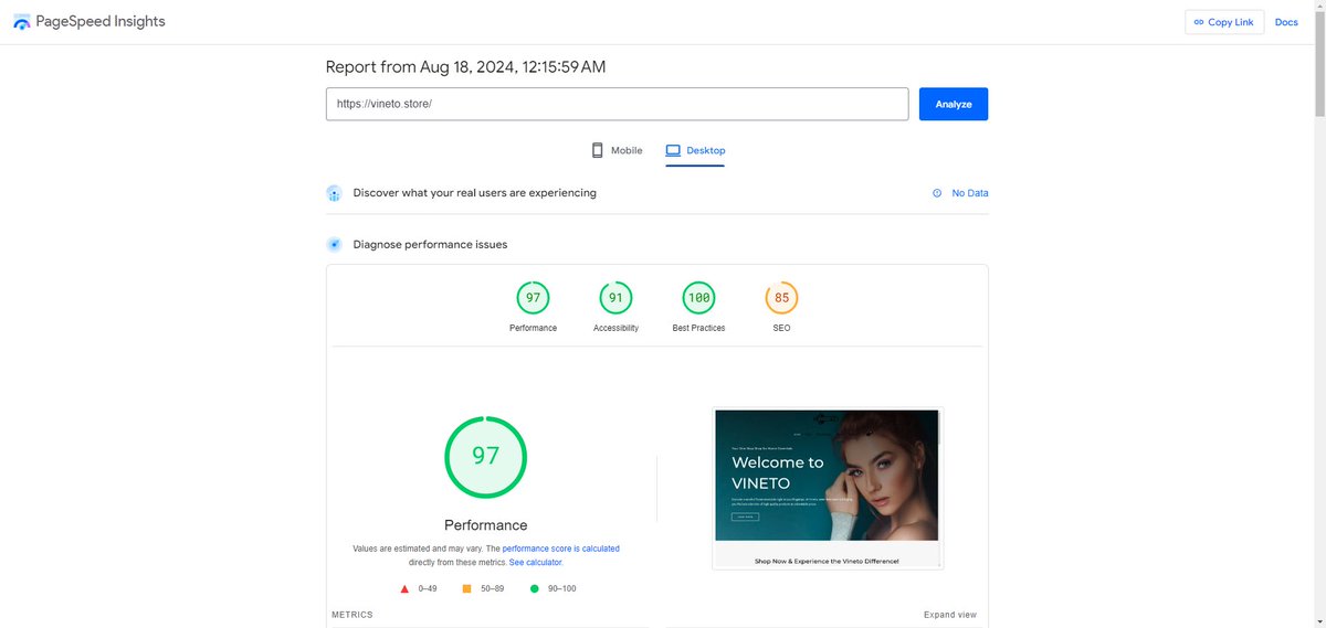Another Satisfied Client! ⭐️ ⭐️ ⭐️ 

I can Speed optimization for your wordpress website 90+ score on Google PageSpeed insights.

Dm:
Fiverr: lnkd.in/gmwE-76X
Upwork: lnkd.in/gr-jjx6g

#WordPress #woocommerce #WebsiteDesign #Seo #SpeedOptimization #SpeedUp