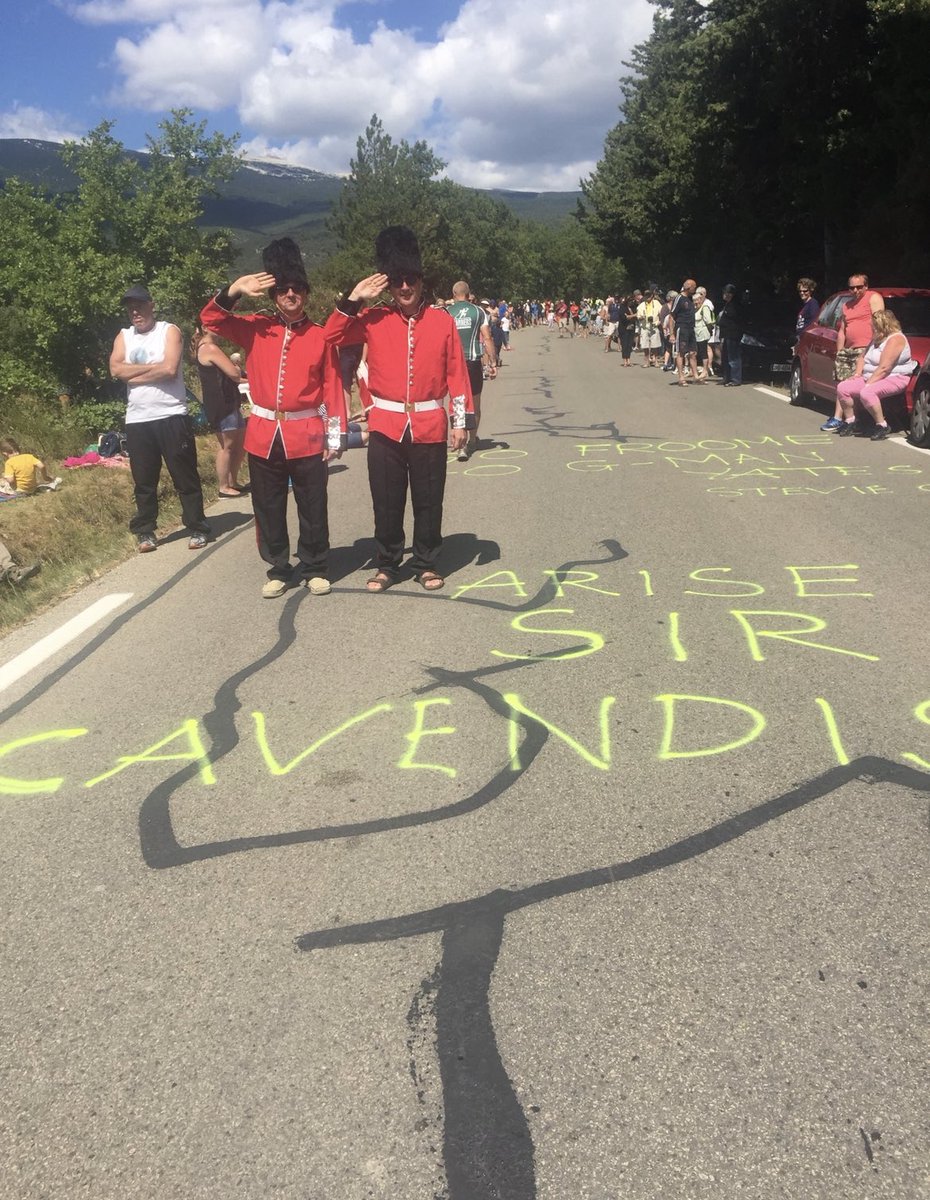 AndrewTindall10's tweet photo. @MarkCavendish I like to think we were ahead of our time recognising greatness. This was the base of Ventoux 2016 . Loved following your career , thanks https://t.co/Xr1w3eWEzv