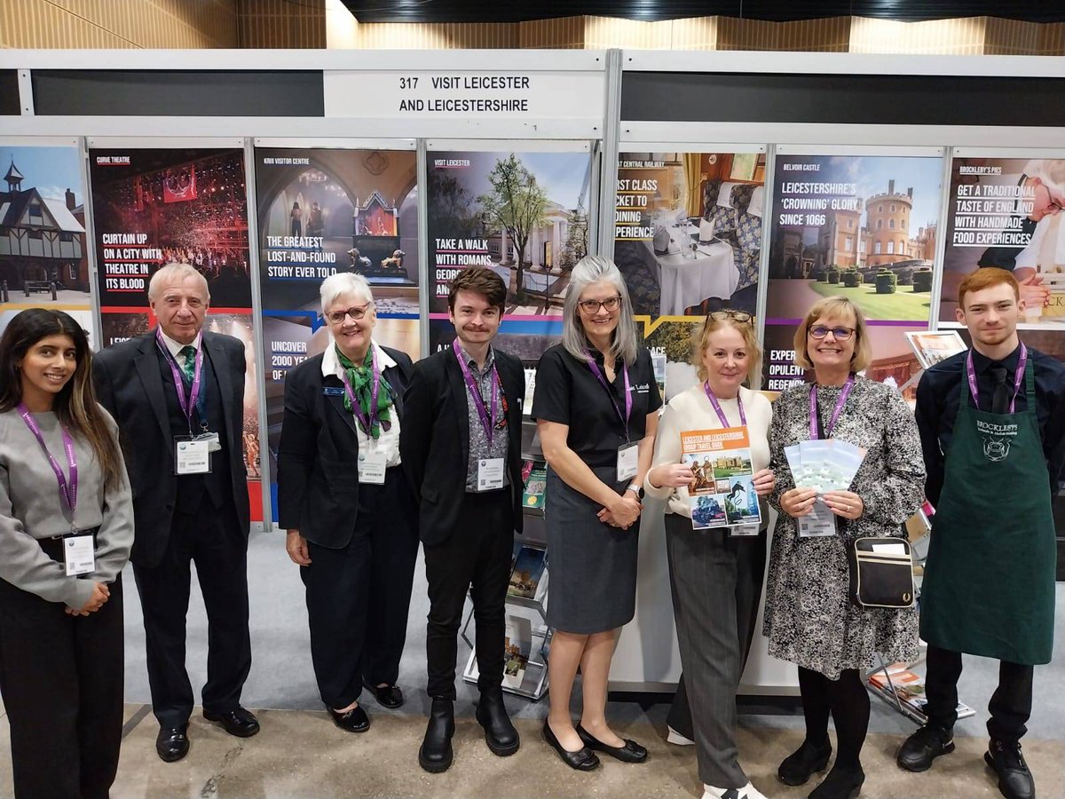 We've had the most fantastic day at the @grouptravelshow meeting visitors and speakers and telling you all about the fantastic attractions and sights of Leicester and Leicestershire. We hope to welcome you to our lovely county soon! 

#leicester #leicestershire #grouptravel