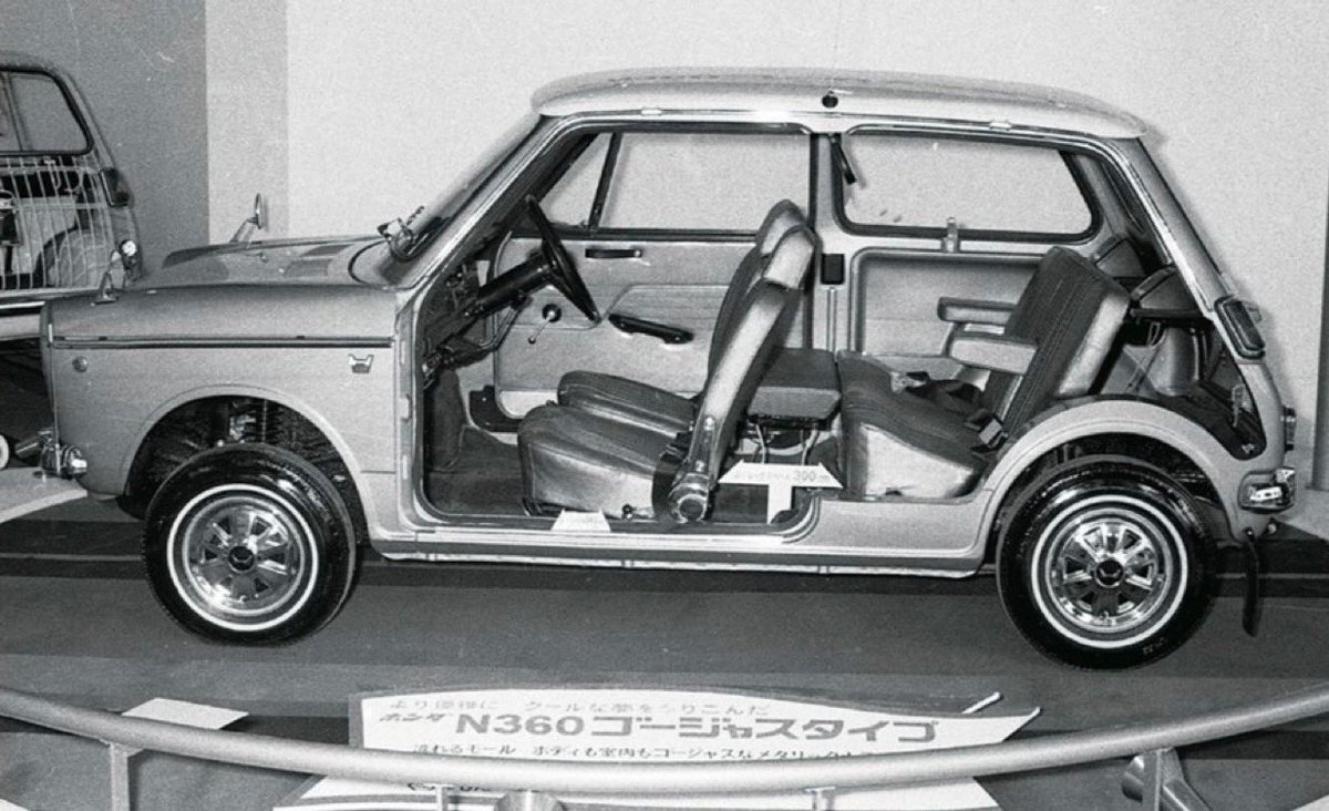 Did You Know??  ‘ Putting people first ‘ - Honda's philosophy
  The M.M philosophy is the idea of ​​"maximizing space for people &amp; minimizing space for mechanisms."
This is Honda's philosophy started with the N360!