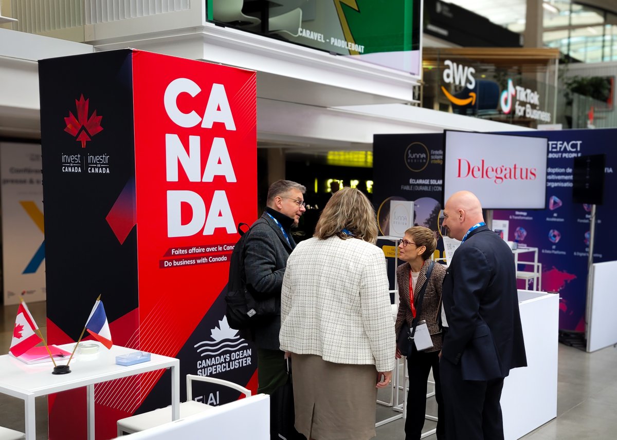 Hier, à #FrancoTech, les #EntreprisesCdn francophones ont pris part à une table-ronde organisée par le @RFAQofficiel et ont assisté à une conférence d’<a href="/OpportunitesNB/">Opportunités NB</a>.  

Nous pouvons vous soutenir : ow.ly/4sFG50TCkj3 

<a href="/AmbCanFrance/">Ambassade du Canada en France</a> <a href="/Francophonie_24/">Francophonie 2024</a> <a href="/businessfrance/">Business France</a>