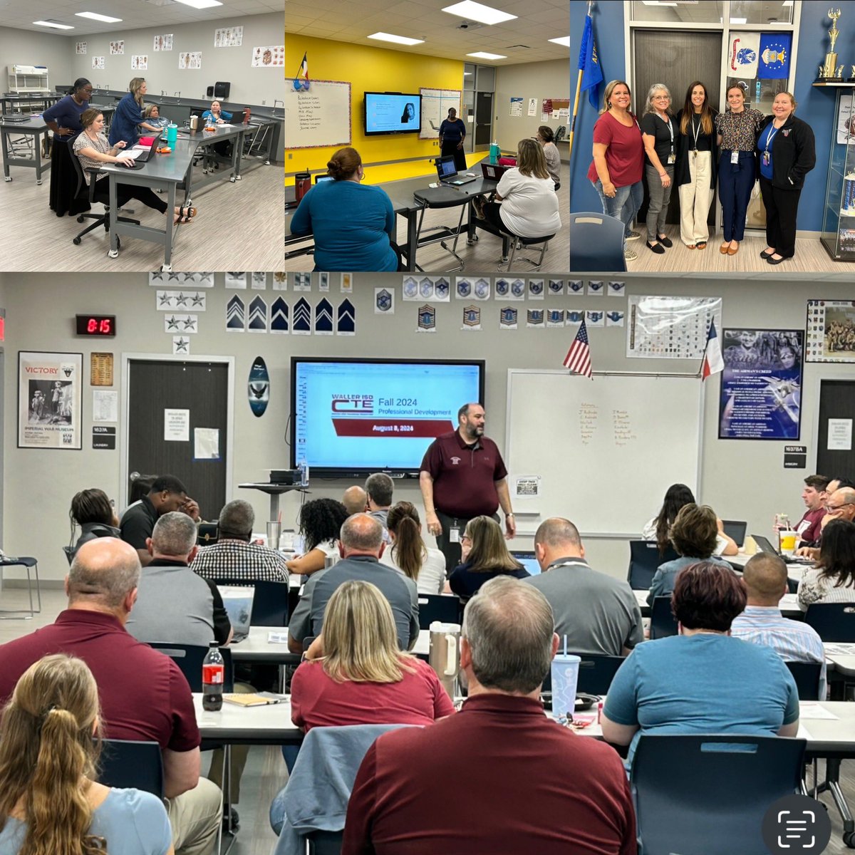 Had a fantastic experience presenting PD for <a href="/eDynamicLearn/">eDynamic Learning</a> to <a href="/WallerISD/">Waller ISD</a> Health Science teachers! Thrilled they’ve chosen our engaging curriculum to empower their students. Can’t wait to see the impact! Huge thanks to David Laird for his visionary leadership. #CTE <a href="/Gigemlaur/">Lauren K</a>