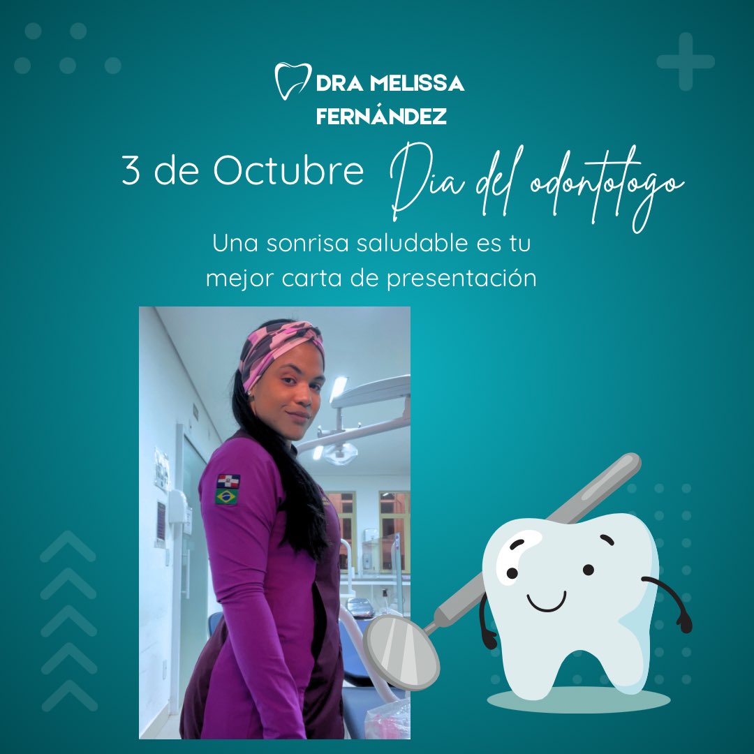 Hoy 3 de octubre día del Odontólogo 🦷