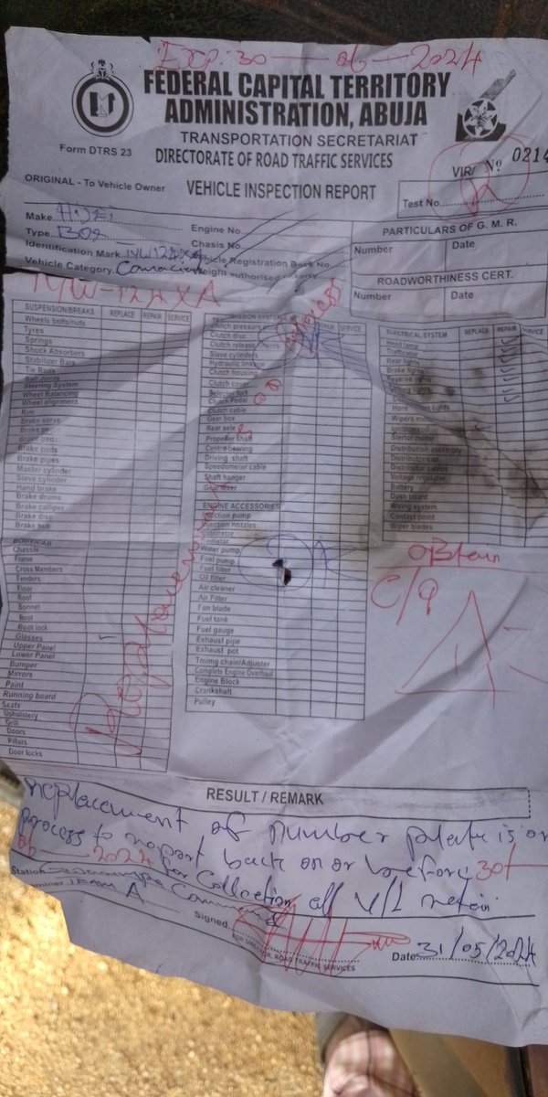 olatunde_aina's tweet photo. @TheNationNews VIO collected money to replace faded plate number more than 3 month now pls how can I report him one Mr Tony at Gwarimpa unit https://t.co/4q0sFdkfF3