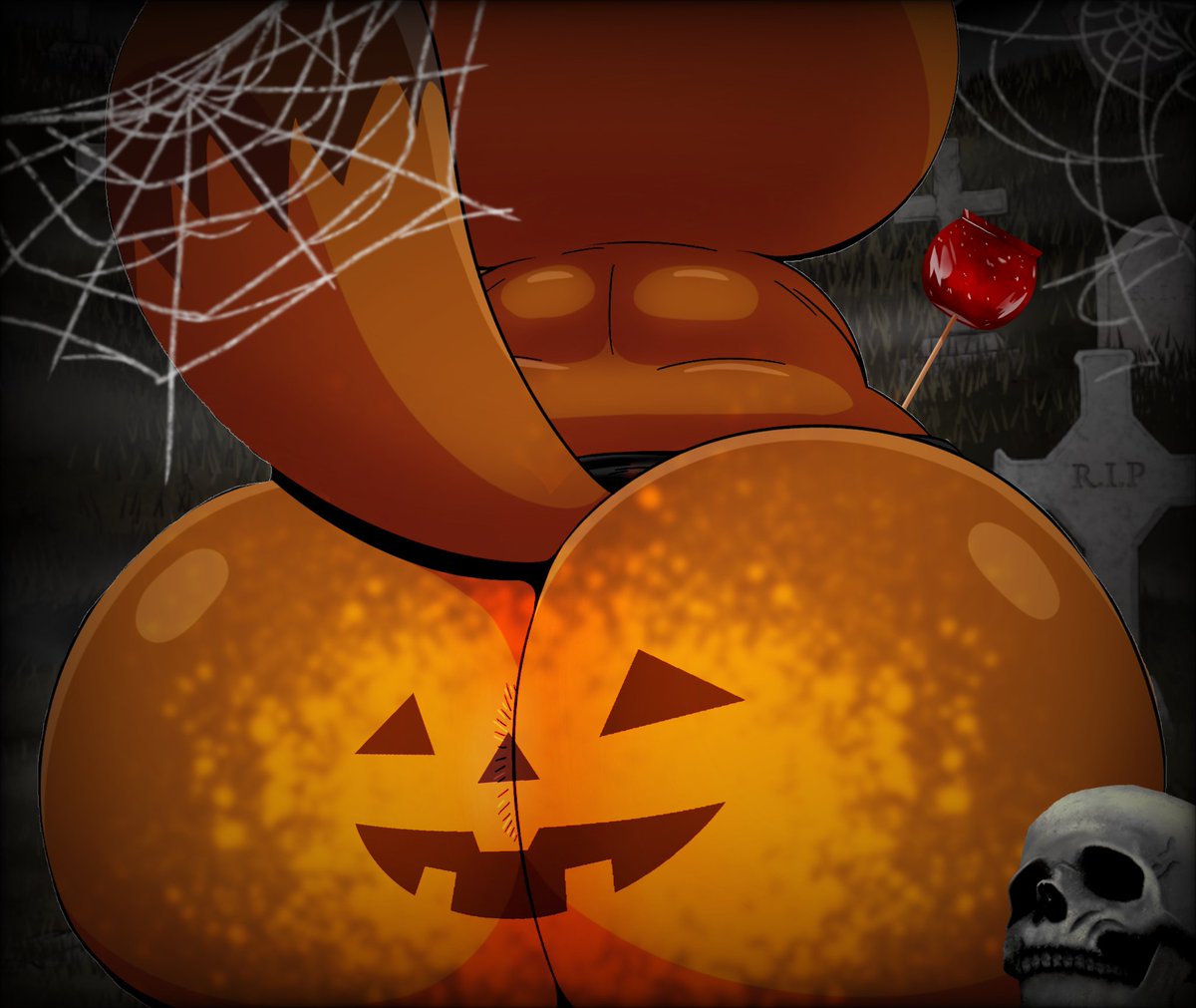 The spooky season has arrived!~ 💀🎃🦇I hope you offer me some 𝗥𝗘𝗔𝗟𝗟𝗬 𝗚𝗢𝗢𝗗 𝗧𝗥𝗘𝗔𝗧𝗦... 🥵💦🍭🍬 or else you won't get a piece of my 𝗗𝗘𝗟𝗜𝗖𝗜𝗢𝗨𝗦 𝗣𝗨𝗠𝗣𝗞𝗜𝗡 𝗣𝗜𝗘!~ 🥧✨️🧡

Now... What will you choose? Trick or treat?~ 🔥