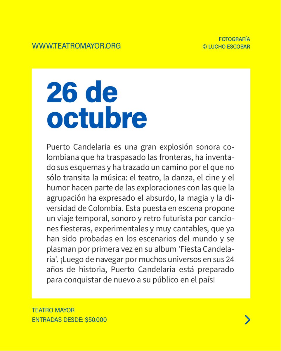 Teatro Mayor JMSD tweet media