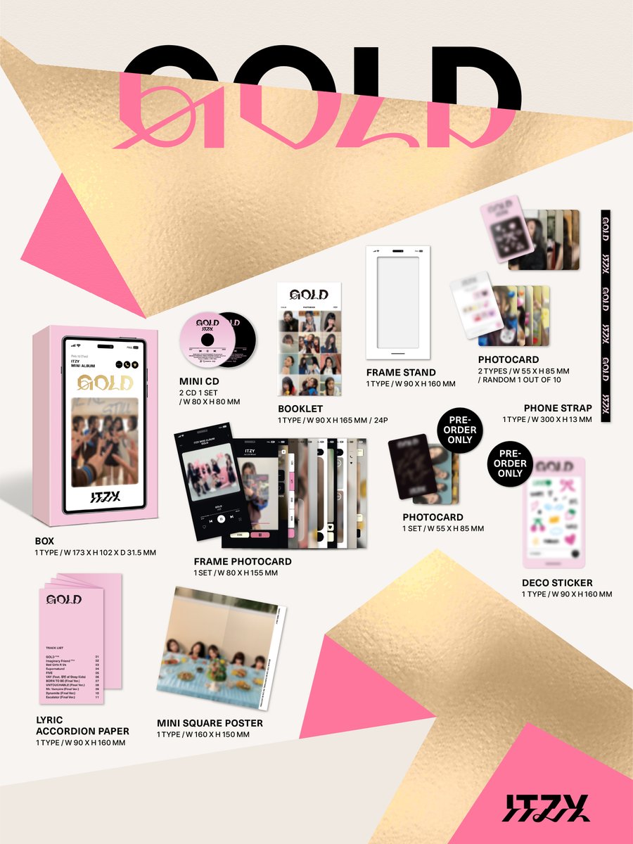 ITZY <GOLD> ALBUM PREVIEW | DETAILED
PHONE BOX VER.

📌Release
2024.10.15 TUE 6PM (KST) | 5AM (EDT)

#ITZY #MIDZY <a href="/ITZYofficial/">ITZY</a>
#ITZYComeback
#ITZY_GOLD