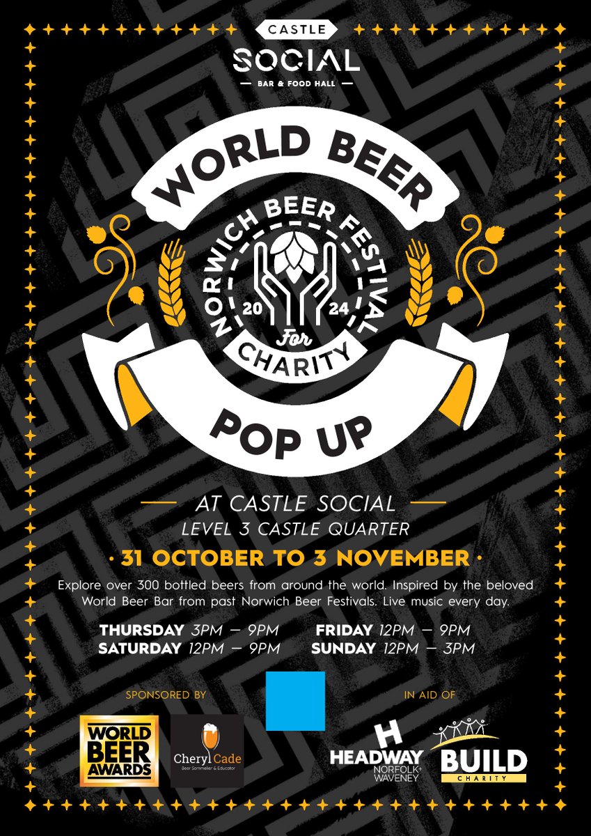 WE'RE COLLECTING BOTTLE TOPS! As part of our involvement in the Norwich Beer Festival for Charity we are running a "Guessing Game" and want to collect as many "crown" beer bottle tops as we can. They can be delivered to the BUILD office (by appointment) by Friday 25th October.