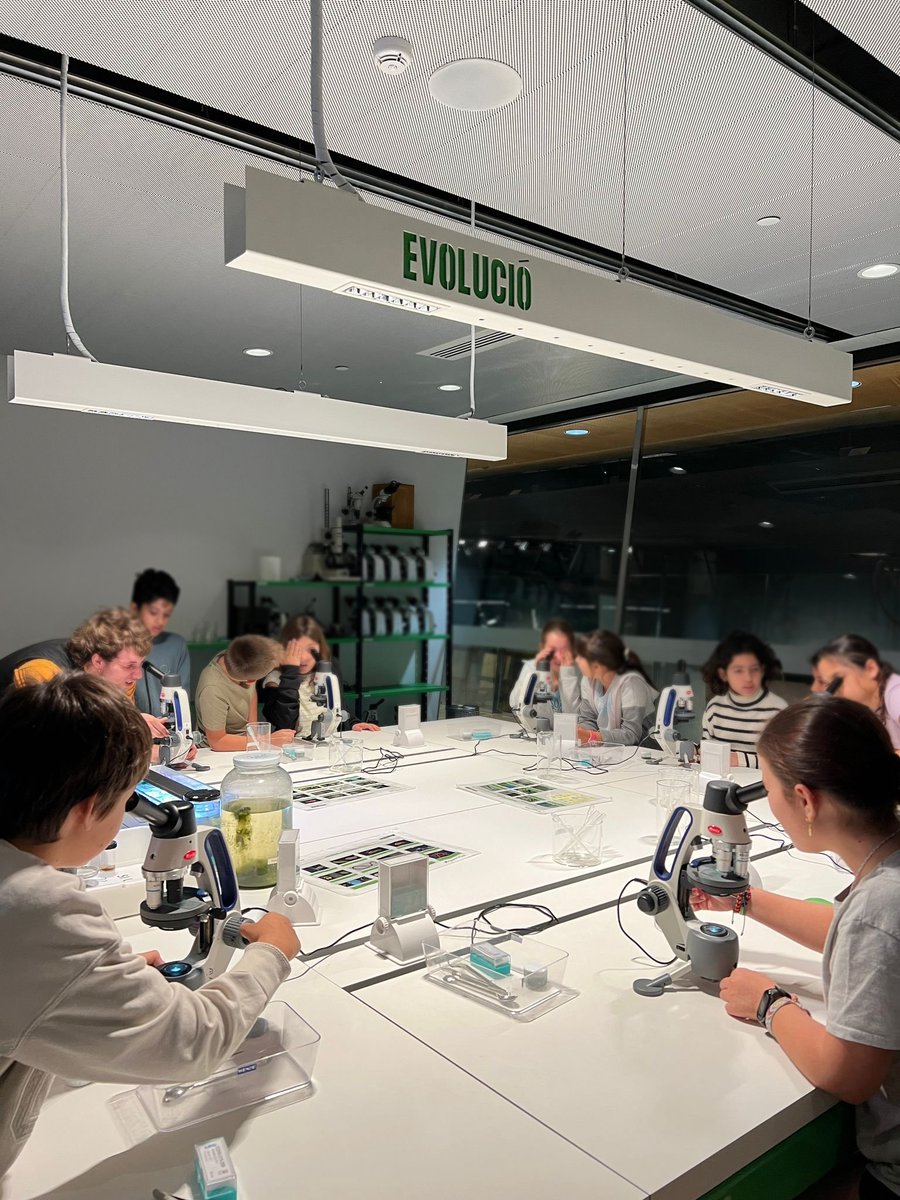 EscPublicaSAFA's tweet photo. Avui, l’alumnat de 5è hem anat al CosmoCaixa! Hem fet l’activitat del Micrarium i hem observat diferents organismes amb el microscopi. Famílies, aneu-vos preparant, que molts volen tornar-hi aquest cap de setmana!! #comunitatdegrans #STEAMcat #congrésdeciències https://t.co/rYpWcWXQwL