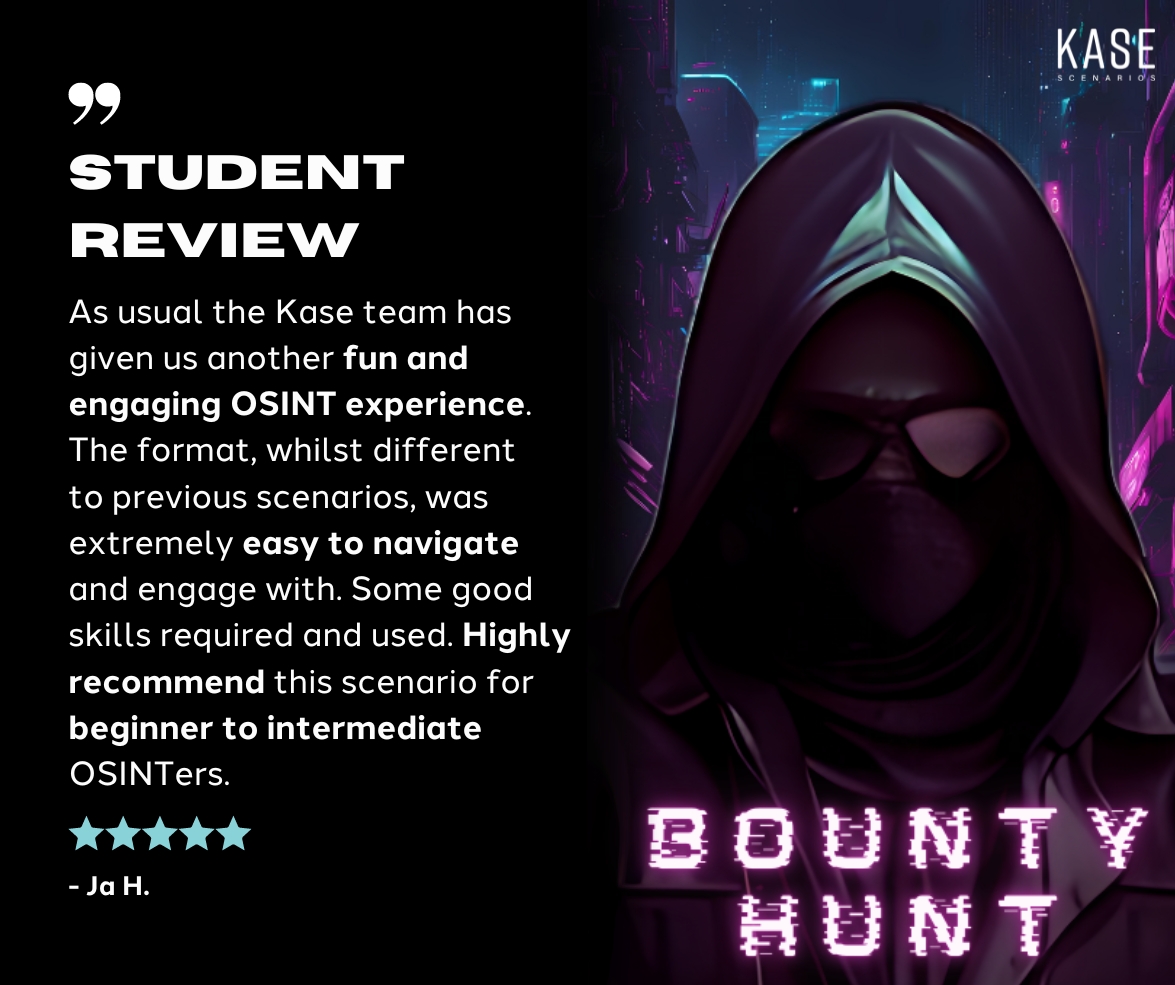 Here’s what you can expect from Orkla: Bounty Hunt (w/ receipts!) 👇

✅ Engaging new format
✅ Learn new skills &amp; sharpen existing abilities
✅ Thrilling storyline
✅ Perfect for beginner to intermediate OSINTers 

Take the case: ow.ly/egIN50Tyvq2 #OSINTTraining #OSINT