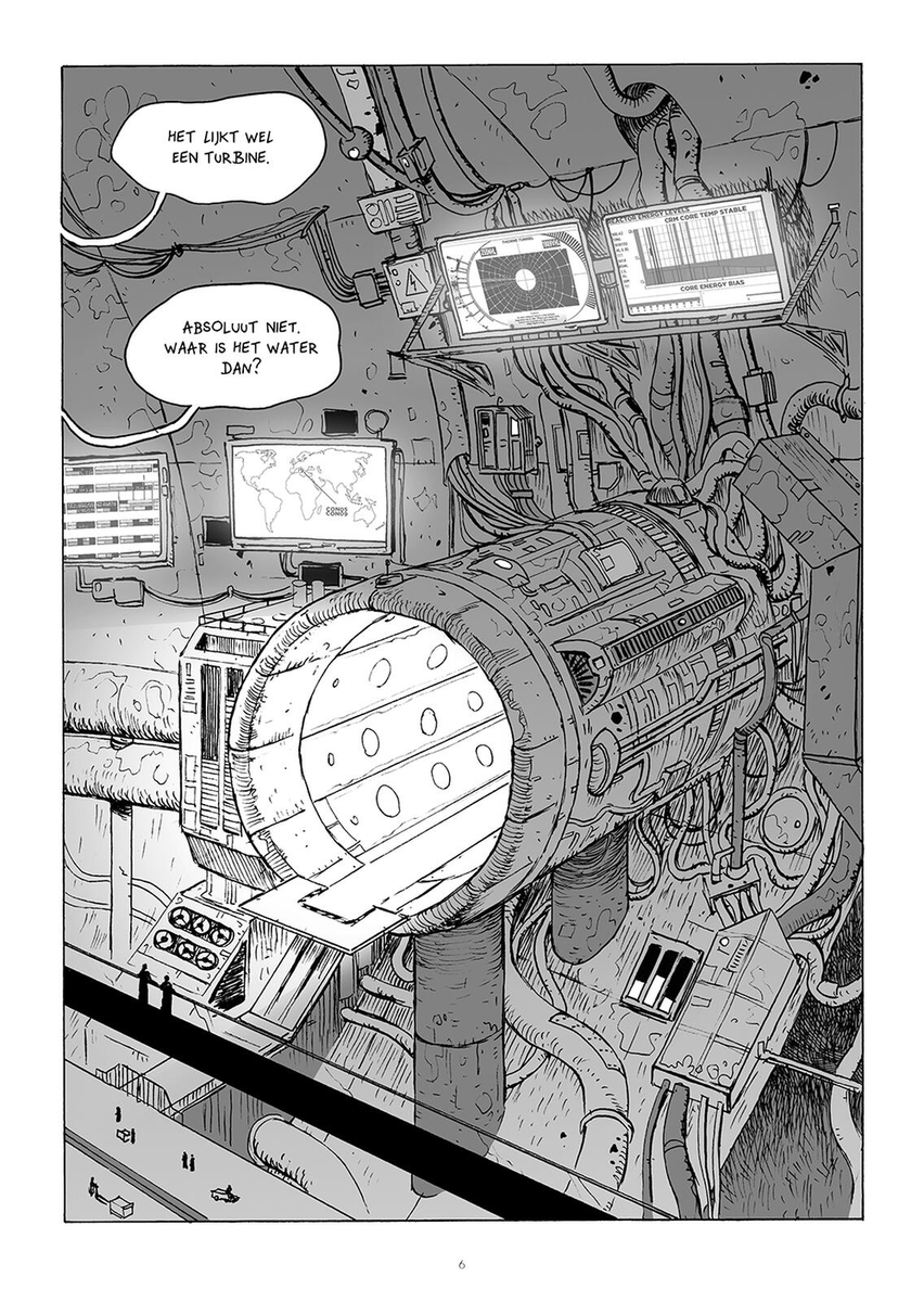 stripland_BENL's tweet image. De Stervende #Stad, het tweede deel van #Moon, is verschenen bij #Menlu. In een poging om het geheime leven van hun ouders te ontsluieren, slagen Alex, Emily en Cleo erin om binnen te dringen in de vreemde ondergrondse installaties. #StephanLouwes #JohanVandevelde #scifi