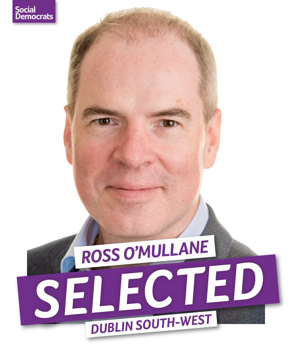 SocDems's tweet image. 🟣 CANDIDATE SELECTED 🟣

Congratulations to @rossom who has been selected Dublin South-West candidate for the General Election!