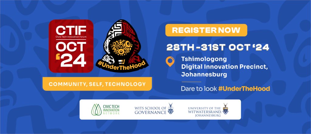 JamlabAfrica (@jamlabafrica) on Twitter photo 📢Join <a href="/CivicTechAfrica/">Civic Tech Innovation Network</a> for their annual #CTIF conference. The conference offers an opportunity to gain a comprehensive understanding of the current happenings in the African and global sectors.
🗓️28-31 October 2024
📍Tshimologong
Register: bit.ly/47R78pW 📢Join <a href="/CivicTechAfrica/">Civic Tech Innovation Network</a> for their annual #CTIF conference. The conference offers an opportunity to gain a comprehensive understanding of the current happenings in the African and global sectors.
🗓️28-31 October 2024
📍Tshimologong
Register: bit.ly/47R78pW