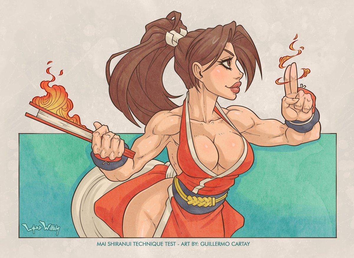 Guillermo Cartay / COMMISSIONS OPEN (@lordwilhelm) on Twitter photo Mai Shiranui! ❤️ lTechinique Test, wich you preffer?
And I swear I don't know why in the first option Mai looks like Anne Hathaway lol, I swear it wasn't on purpose... or was it? 👀 Mai Shiranui! ❤️ lTechinique Test, wich you preffer?
And I swear I don't know why in the first option Mai looks like Anne Hathaway lol, I swear it wasn't on purpose... or was it? 👀