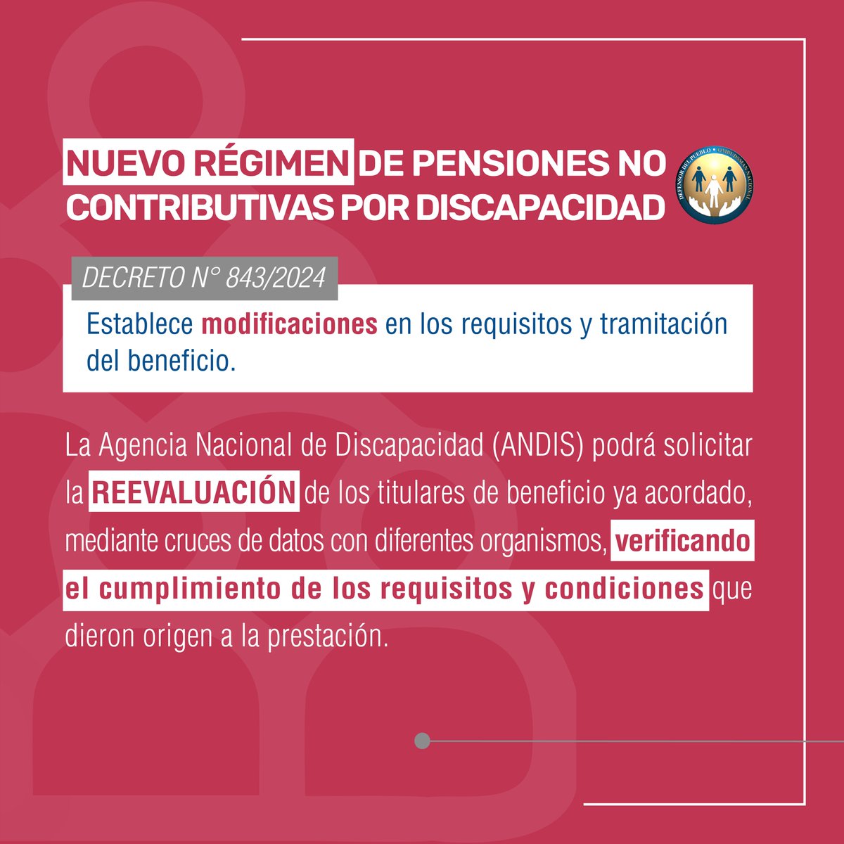 DPNArgentina's tweet photo. 🔺Si tenés dudas sobre #PNC, acercate a nuestra sede central en 📍 Suipacha 365, CABA o a alguna de nuestras receptorías distribuidas en todo el país 🇦🇷
o
Contactanos a:
📩 area7@defensor.gob.ar
🟢 WhatsApp: 1137624976
📞 0810 333 3762
🔗 https://t.co/rTWXhsticT https://t.co/2qsP29lFCq