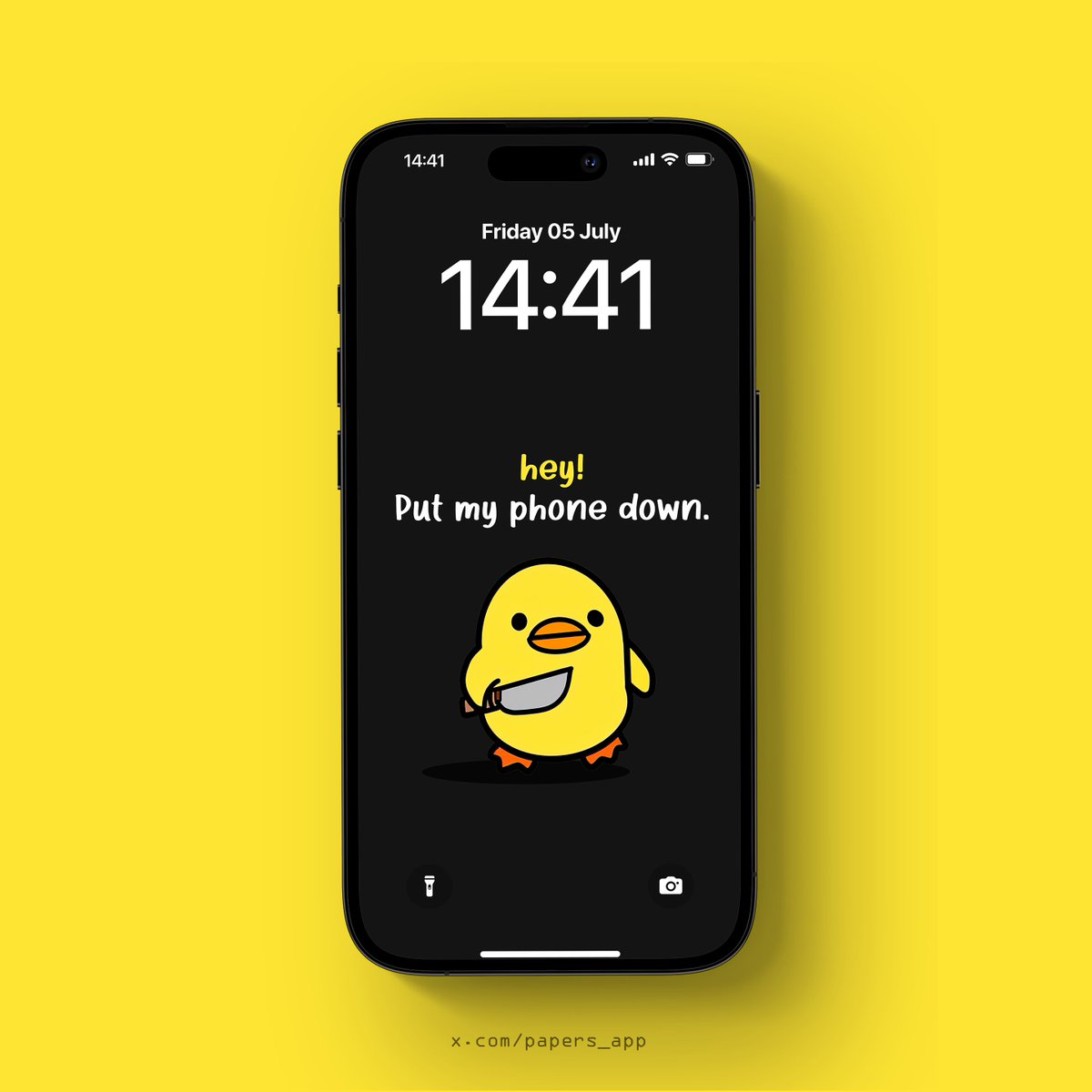 Papers_app's tweet photo. Hey, Put my phone down 🐣 https://t.co/uiyOAvWLi3
