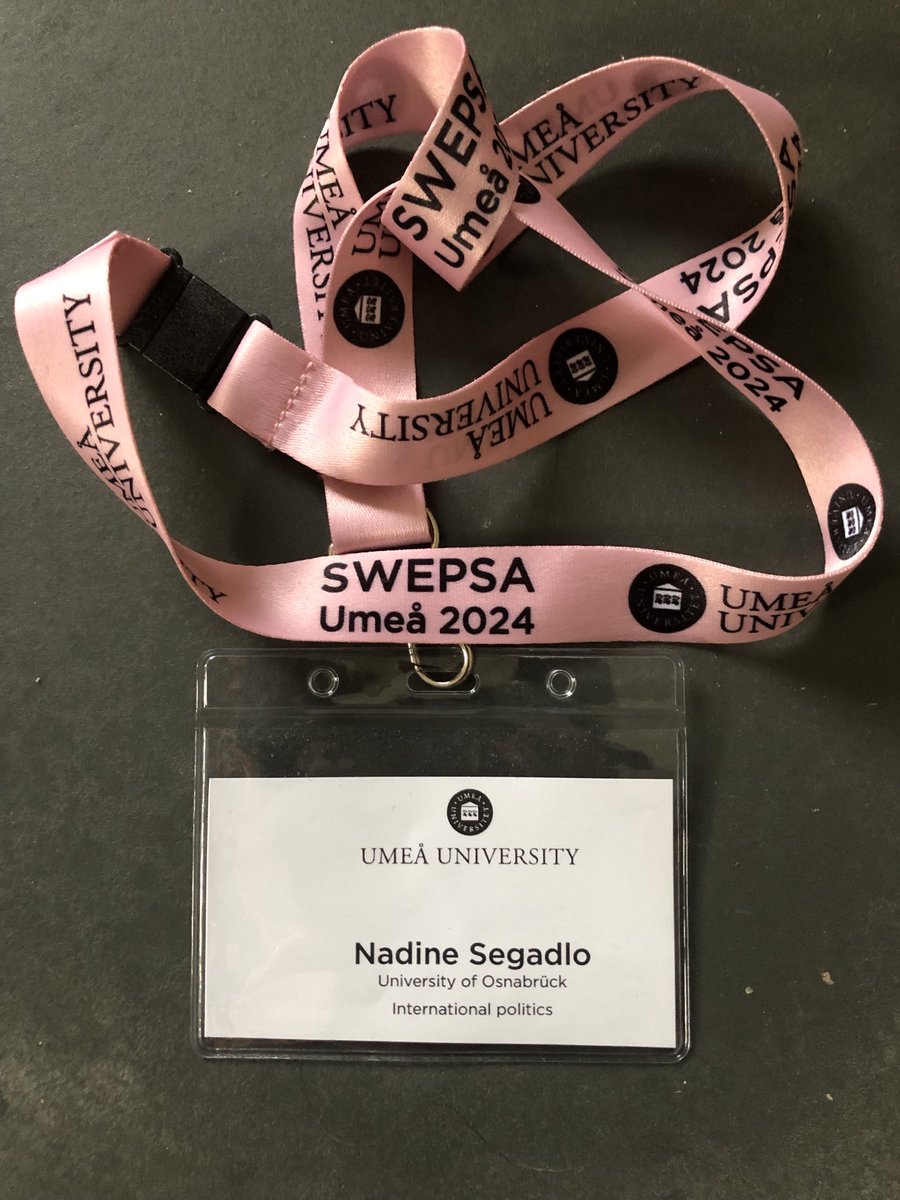 Nadine Segadlo (@nsegadlo) on Twitter photo Great honor to be able to participate in the Swedish Political Science Association’s annual conference #SWEPSA2024 at <a href="/umeauniversity/">Umeå University</a> and having great discussions in the International Politics working group Great honor to be able to participate in the Swedish Political Science Association’s annual conference #SWEPSA2024 at <a href="/umeauniversity/">Umeå University</a> and having great discussions in the International Politics working group