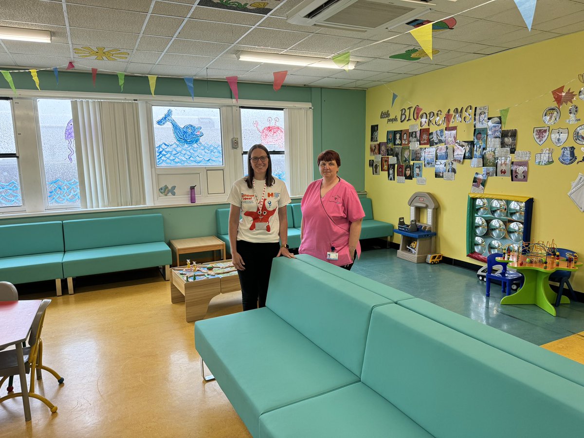 Lancashire Teaching Hospitals Charity (@lanchospcharity) on Twitter photo Proud to announce we've funded new, comfy furniture for our <a href="/LancsHospPaeds/">Paediatrics</a> waiting area!
This upgrade will make a big difference for the 40+ children & families visiting each day, giving them a more welcoming and inviting space 🧡
Thank you! 🙌 <a href="/LancsHospitals/">Chorley & Royal Preston</a> Proud to announce we've funded new, comfy furniture for our <a href="/LancsHospPaeds/">Paediatrics</a> waiting area!
This upgrade will make a big difference for the 40+ children & families visiting each day, giving them a more welcoming and inviting space 🧡
Thank you! 🙌 <a href="/LancsHospitals/">Chorley & Royal Preston</a>
