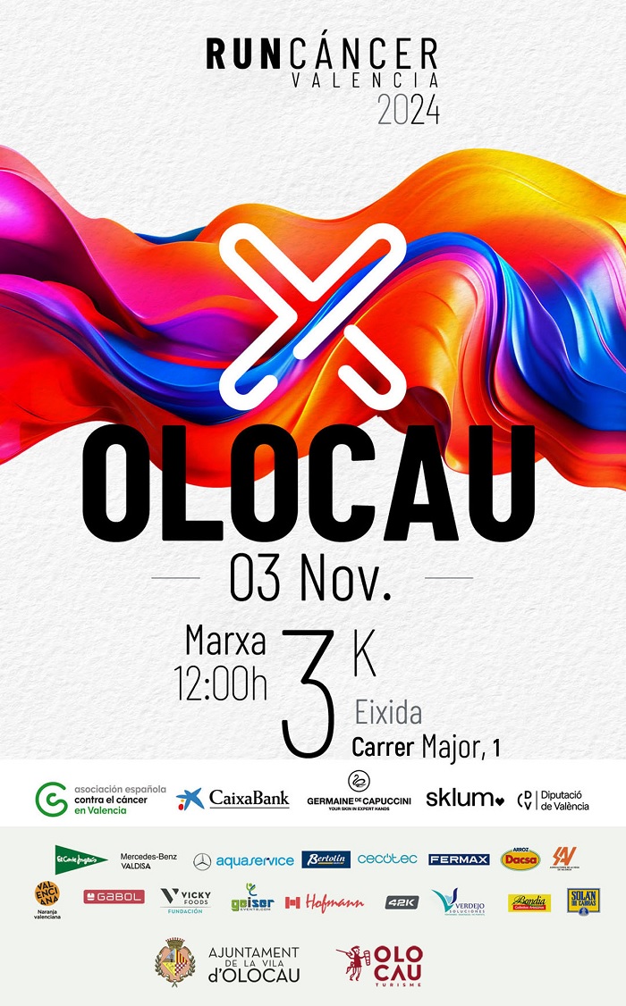 #agenda #Olocau Marxa <a href="/RunCancerVal/">RunCáncer Valencia</a> el 3 de novembre infoturia.com/agenda/72723-o… <a href="/AntonioRoperoM1/">Antonio Ropero Morales</a> <a href="/javierllombart/">javier llombart</a>