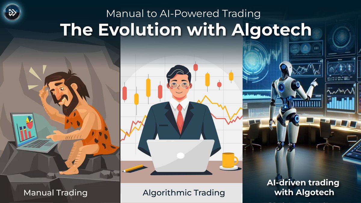 algotechtrade's tweet image. Discover how AI is transforming the trading landscape. Stay ahead of the curve with Algotech’s advanced algorithms.