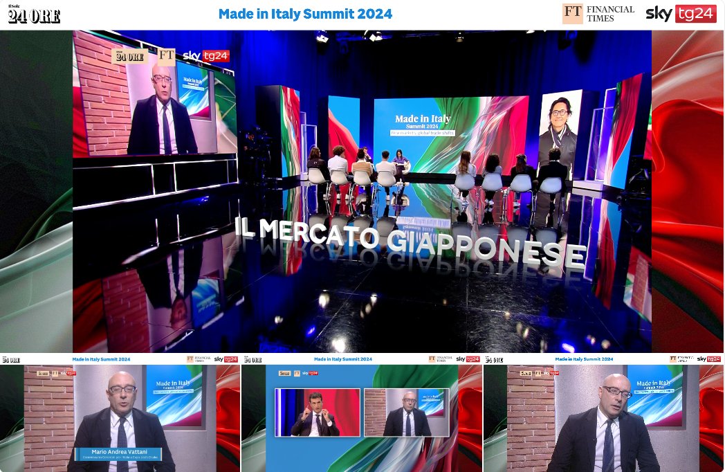 ItalyExpo2025's tweet photo. Il CG 🇮🇹#Expo2025 #Osaka @mariovattani al #MadeinItalySummit 2024 organizzato da @sole24ore @ftlive e @SkyTG24: "#Internazionalizzazione al centro della visione strategica 🇮🇹 che vogliamo portare a Expo: non solo #export delle nostre eccellenze ma anche attrazione di capitali" https://t.co/XdgR9tiZy7