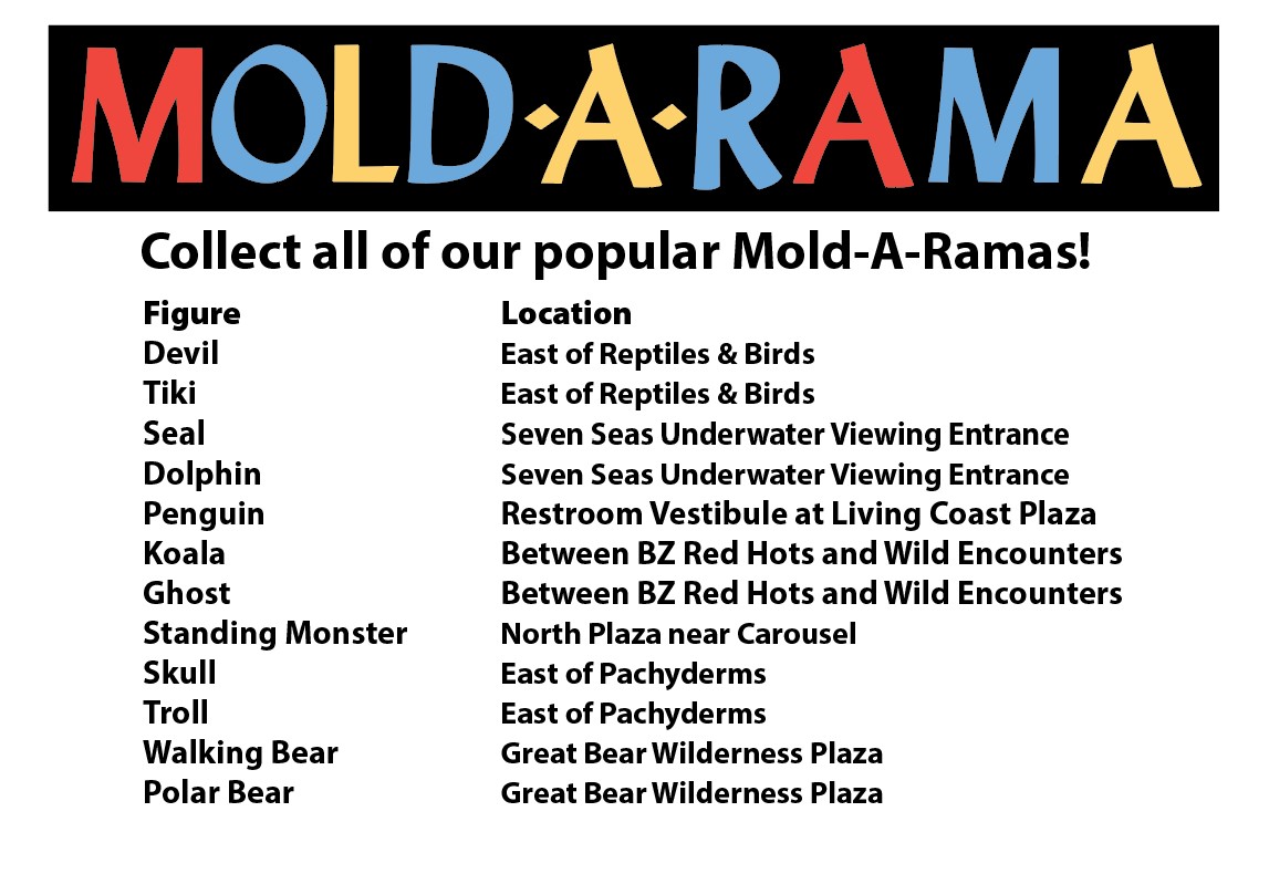 👀 New Mold-A-Rama drop! We've got new Halloween molds throughout the Zoo; check out where you can find them on your next visit!

#moldarama #halloween