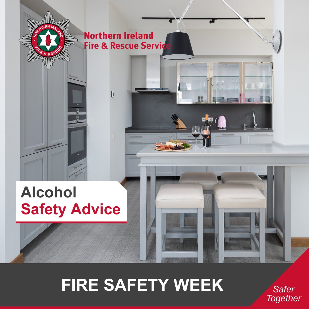 NIFRSOFFICIAL's tweet photo. Many people who have lost their lives in house fires have consumed alcohol. If you have been drinking alcohol:
🚭Never smoke in bed
🍳Don’t cook or use portable heaters
🛏Carry out a bedtime routine
📞Don’t tackle a fire, get out & call 999
🔗https://t.co/qgITyYgn3n
#24FSW https://t.co/Dowp5VsXT8
