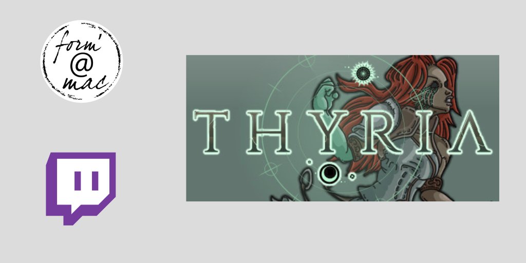 formamac's tweet photo. Venez découvrir en stream le jeu vidéo #rpg Thyria !
Rendez-vous le vendredi 04 octobre 2024 durant Programmation libre (14H00-16H00) sur https://t.co/tLtHQWqFFt 🍎
#stream #streaming #Thyria @twokatsstudio @GrabTheGames #twitchstreamer https://t.co/GyYil3ZeYz