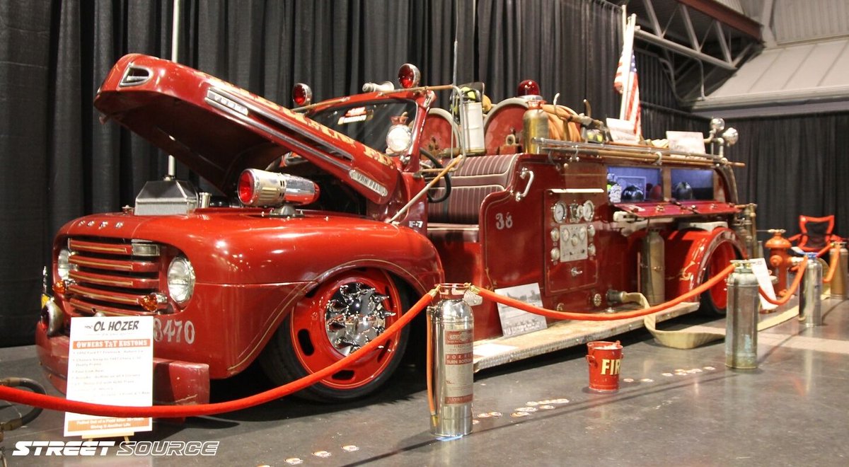 streetsourcecom's tweet image. 🔥🚒 Talk about a hot build! This custom laid-out firetruck from the 2024 Sacramento Autorama is an absolute head-turner. 🚨 Let it spark some motivation for your weekend wrenching! 🔧 #StreetSource #AutomotiveCulture #ProjectMotivation