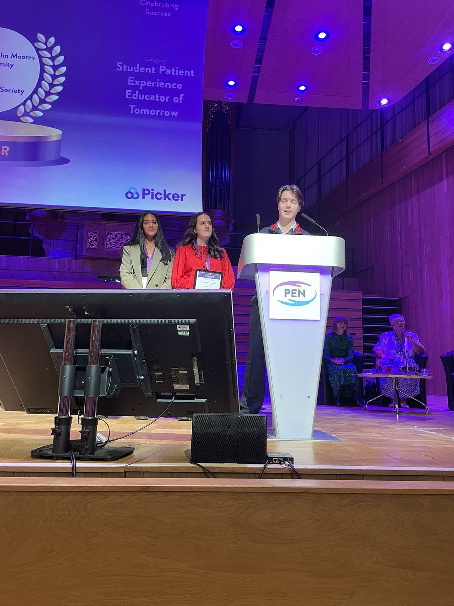 Well done to the LJMU Paramedic society, winners of The Student Patient Experience Educator of Tomorrow  #LJMUHealth <a href="/LJMUParaSoc/">LJMU Paramedic Society</a>