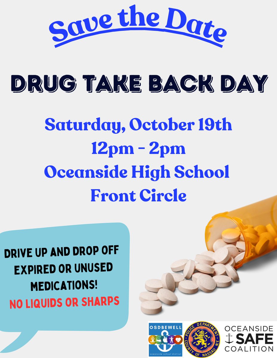 Start cleaning out your medicine cabinets! #DrugTakeBackDay2024