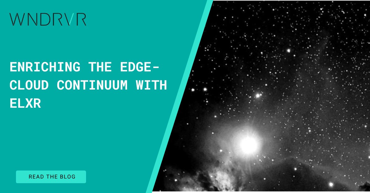WindRiver's tweet image. Get acquainted with the edge-cloud continuum and how the eLxr Project addresses its key challenges.

🚀Read on at our blog: windriver.com/blog/Enriching…

#eLxrProject #eLxr #Edge #Cloud