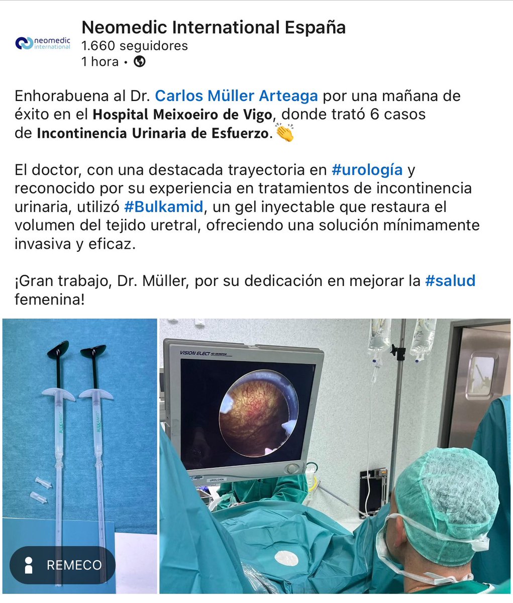 CMullerA's tweet photo. #Bulkingday Hospital Meixoeiro Vigo #Bulkamid #incontinenciaurinaria https://t.co/3IXMLNi8au