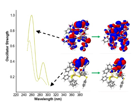 New group preprint out on <a href="/ChemRxiv/">ChemRxiv</a>  in which we study the optical properties of phenylthiolate capped CdS nanoparticles using GW-BSE doi.org/10.26434/chemr… (1/n)