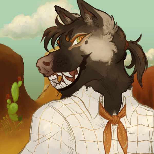 plum_hound's tweet photo. here is my biannual art post! just got a new tablet pen so i can draw digital again, hopefully more to come <3
#furryart #commission https://t.co/We9wMYYMoH