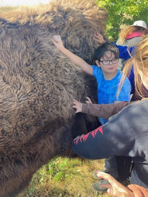 TMBElementary's tweet image. 6th graders had fun at the Jeffers Petroglyphs.