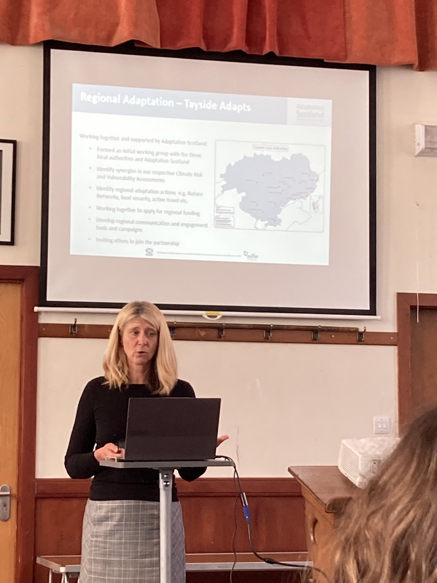 Great 3rd #TaysideAdapts engagement session in Dundee as we work with <a href="/sust_dundee/">Sustainable Dundee</a> <a href="/PerthandKinross/">Perth and Kinross Council</a> <a href="/AdaptationScot/">Adaptation Scotland</a> @SnifferScotland to shape the emerging regional adaptation partnership, final session info can be found here bit.ly/3TWnkAx