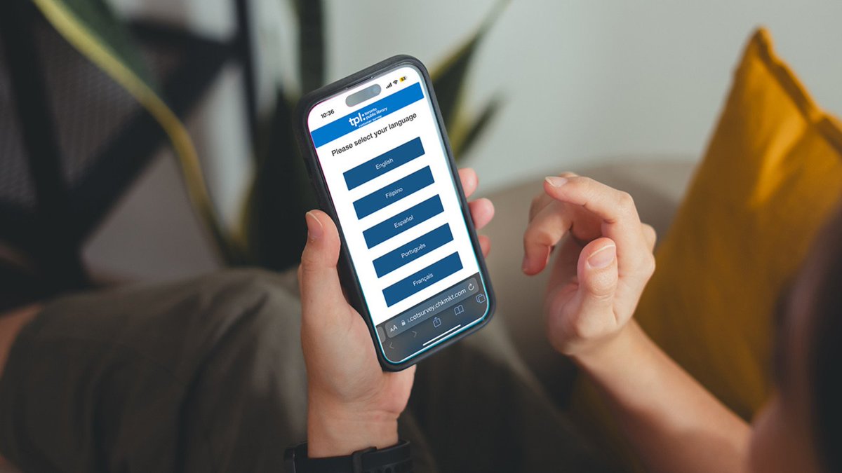 👋 Tell us how we’re doing! Please take a few minutes to complete our anonymous survey and share your thoughts about your TPL experience. Your feedback helps us understand what’s working and where we can improve. Get started here: ow.ly/R4Lw50TBCKK