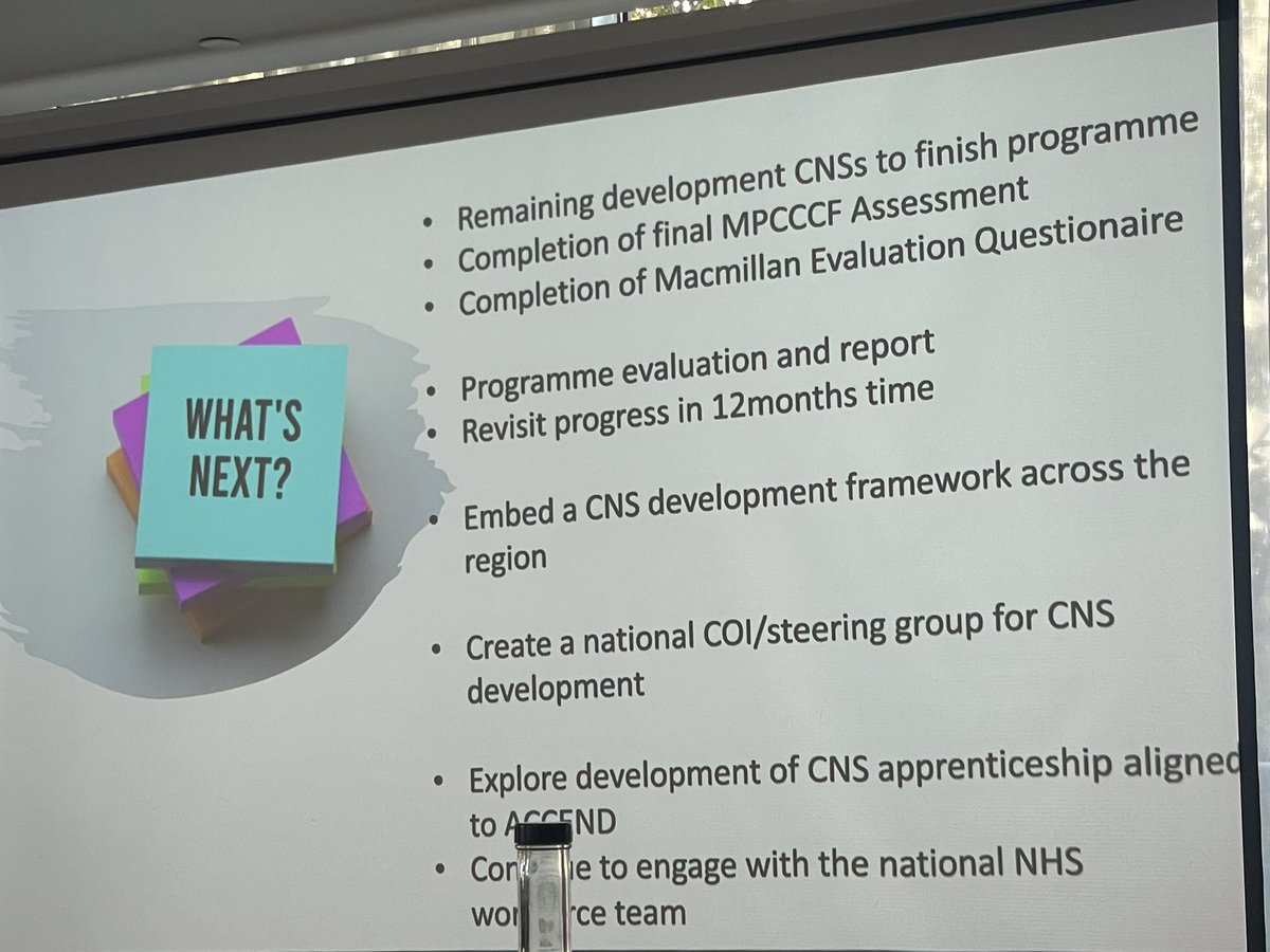 A day of CNS celebration here in Leeds as 39 nurses complete this wonderful 2-year CNS development programme, 25 substantive Macmillan CNS posts already secured and award nominations. Now time to take the learning forward with plenty on the ‘’what’s next’ list! <a href="/macmillancancer/">Macmillan Cancer Support</a>