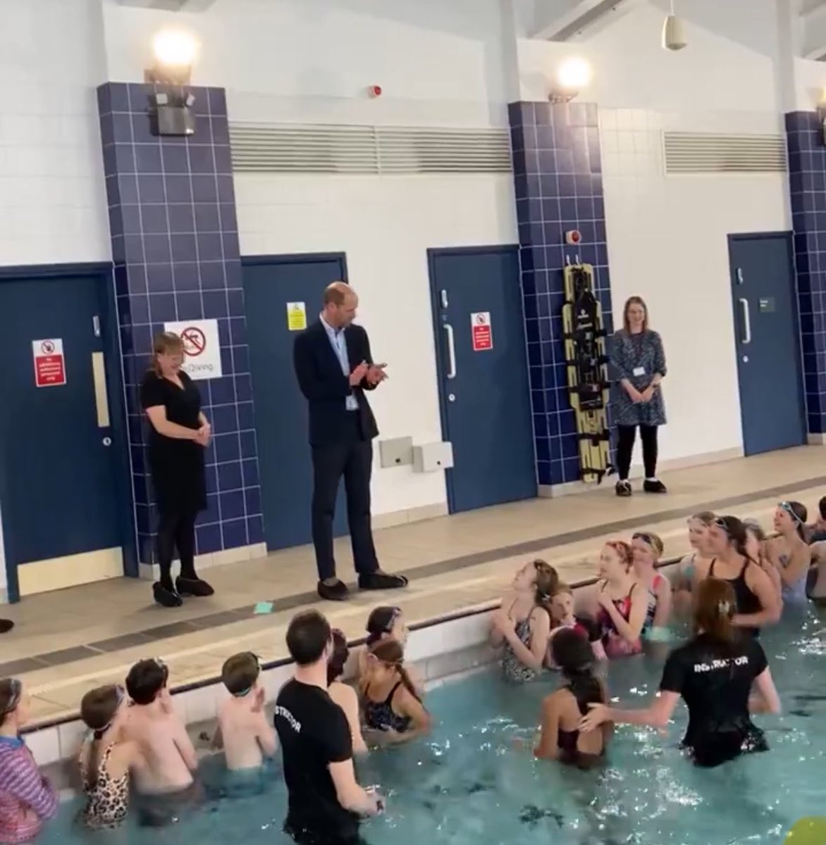 One of our local communities has worked tirelessly for over a year to reopen this wonderful pool.. fantastic to see the Royal Foundation in attendance at today’s event, exploring ways to remove barriers &amp; sustain our pools and blue spaces to positively impact our future