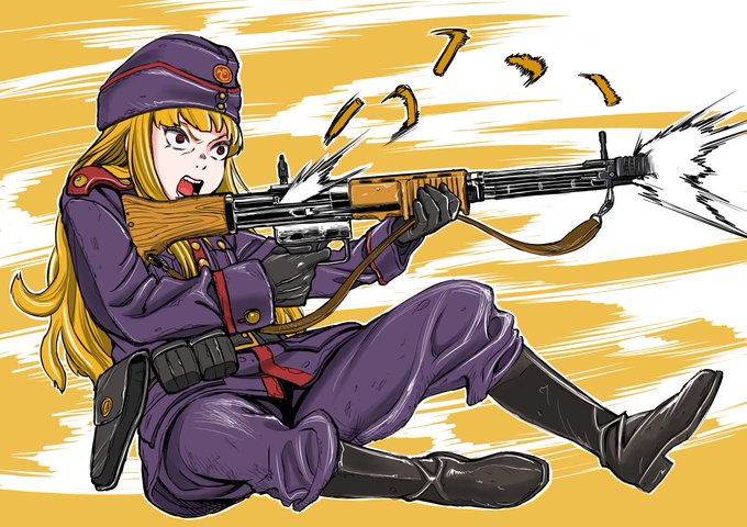 FG42が欲しい気持ちを治めるためにも一回ちゃんと描くことにした、の図!
軍服は架空! 