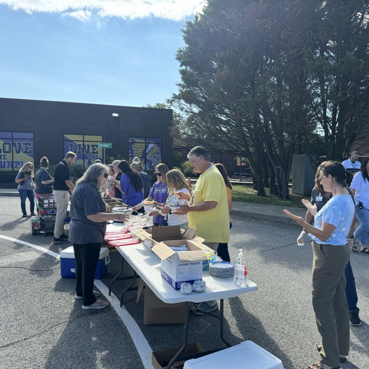 A huge thank you to our amazing Director of Schools and central office staff for spoiling our awesome teachers with a cookout today.  We appreciate you!