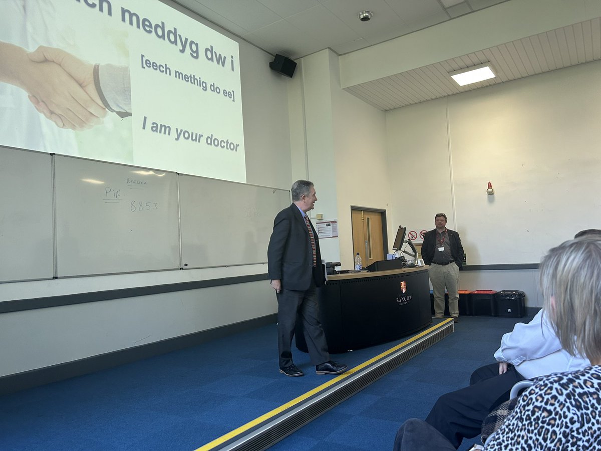 Canolfan Bedwyr (@canolfanbedwyr) on Twitter photo On the day that <a href="/medicalbangor/">North Wales Medical School</a> was launched by <a href="/PrifWeinidog/">Eluned Morgan</a>, it was a pleasure to welcome all first year students to the opening session of the pioneering 'More than Words' module. The module has been developed to provide the students with Welsh language skills and awareness. On the day that <a href="/medicalbangor/">North Wales Medical School</a> was launched by <a href="/PrifWeinidog/">Eluned Morgan</a>, it was a pleasure to welcome all first year students to the opening session of the pioneering 'More than Words' module. The module has been developed to provide the students with Welsh language skills and awareness.