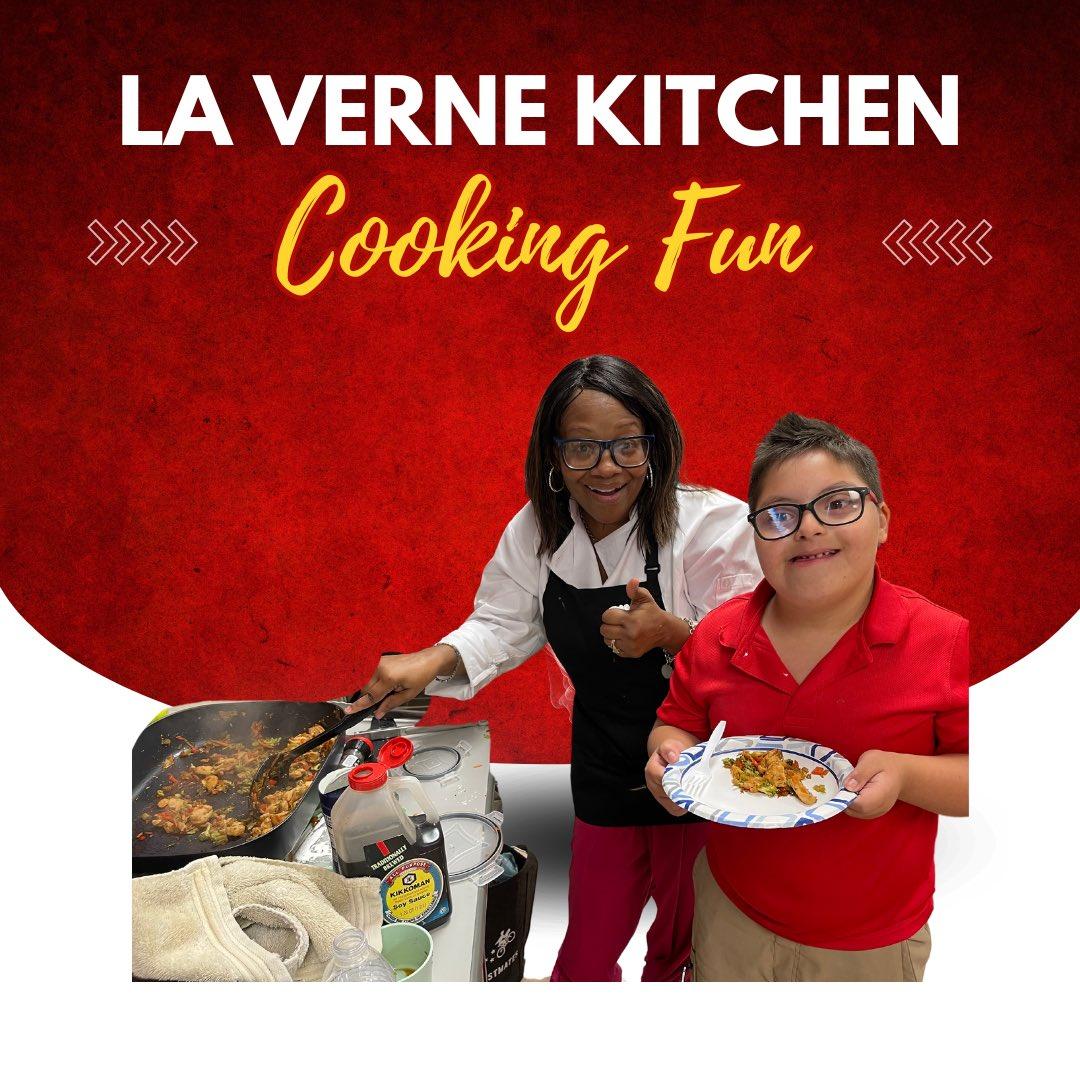PomonaUnified's tweet image. The Learning Connection (TLC) at La Verne Science and Technology Excited for our after-school #CookingClass! Our Lion chefs are fostering creativity and teamwork while they whip up delicious dishes. Let’s get cooking! #AfterSchoolFun #ExtendedLearning http