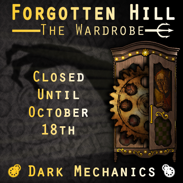 The Wardrobe will be reopened, will it be the last time? Dark Mechanics, Forgotten Hill The Wardrobe final chapter, will be available on October 18th on #Steam #GooglePlay #Appstore  and <a href="/Poki/">Poki</a>.
 Can you survive? 💀🎃
#ForgottenHill #indiegame #halloween #ForgottenHillTheWardrobe