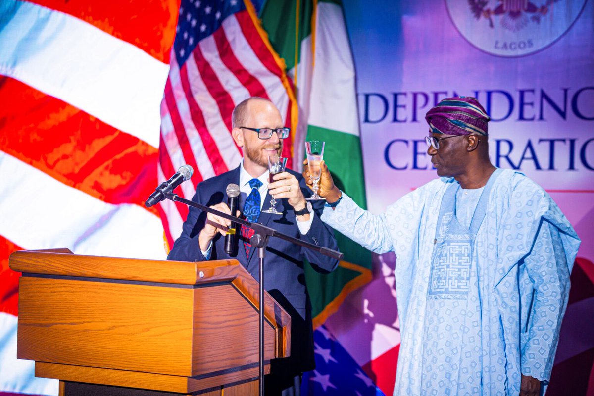 JAMAiwuyor's tweet photo. American officials celebrating the 4th of July in Nigeria…3 months ago. https://t.co/UvMRtwUxZF