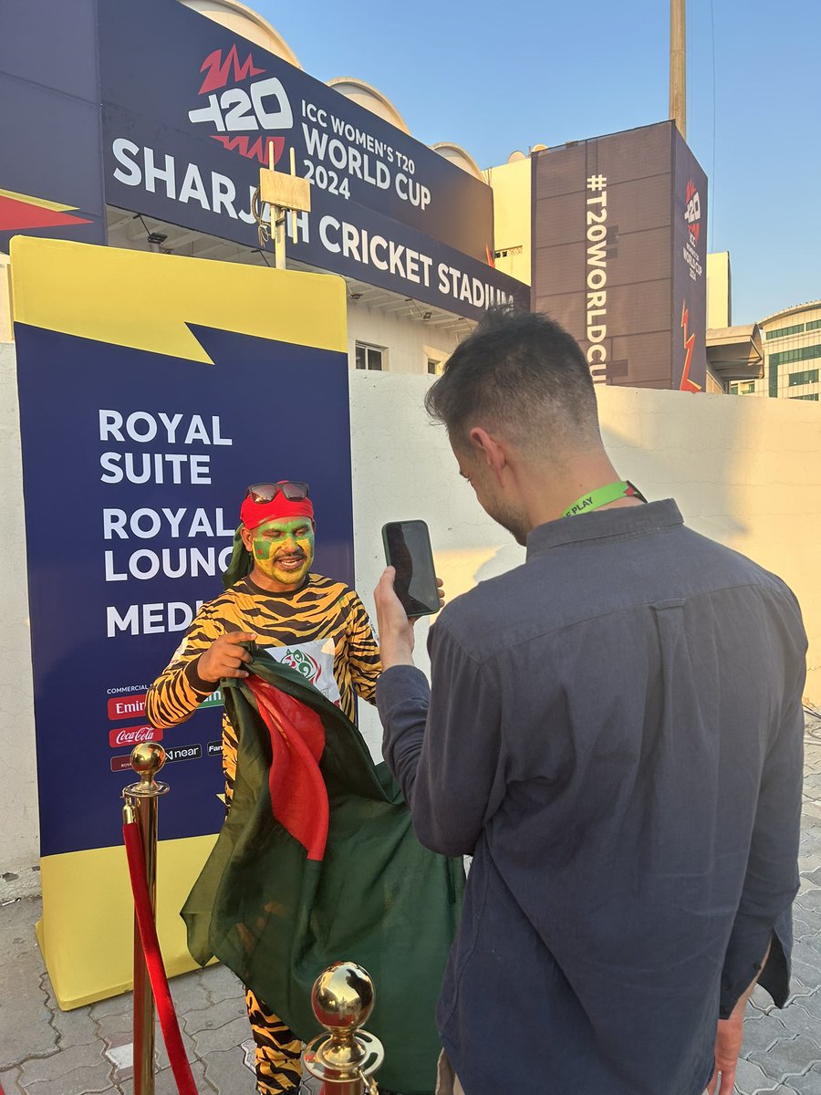 Tash Farrant (@tashfarrant) on Twitter photo Bangladesh’s first win at a T20 World Cup in just over a decade.. & their dedicated fans are VERY happy about it! #T20WomensWorldCup #BANvsSCO <a href="/bbctms/">Test Match Special</a> <a href="/henrymoeranBBC/">Henry Moeran</a> Bangladesh’s first win at a T20 World Cup in just over a decade.. & their dedicated fans are VERY happy about it! #T20WomensWorldCup #BANvsSCO <a href="/bbctms/">Test Match Special</a> <a href="/henrymoeranBBC/">Henry Moeran</a>