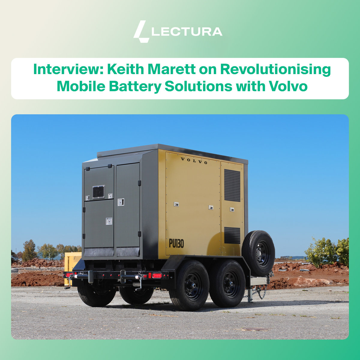 Portable Electric (@portablelectric) on Twitter photo We’re proud to be featured in LECTURA Digimessenger! 🚀 Our CEO, Keith Marett, shared insights on the launch of our PU130 mobile charging unit with <a href="/VolvoCE_NA/">Volvo Construction</a> and our vision for a sustainable future.
Article: lectura.press/en/article/pow… We’re proud to be featured in LECTURA Digimessenger! 🚀 Our CEO, Keith Marett, shared insights on the launch of our PU130 mobile charging unit with <a href="/VolvoCE_NA/">Volvo Construction</a> and our vision for a sustainable future.
Article: lectura.press/en/article/pow…