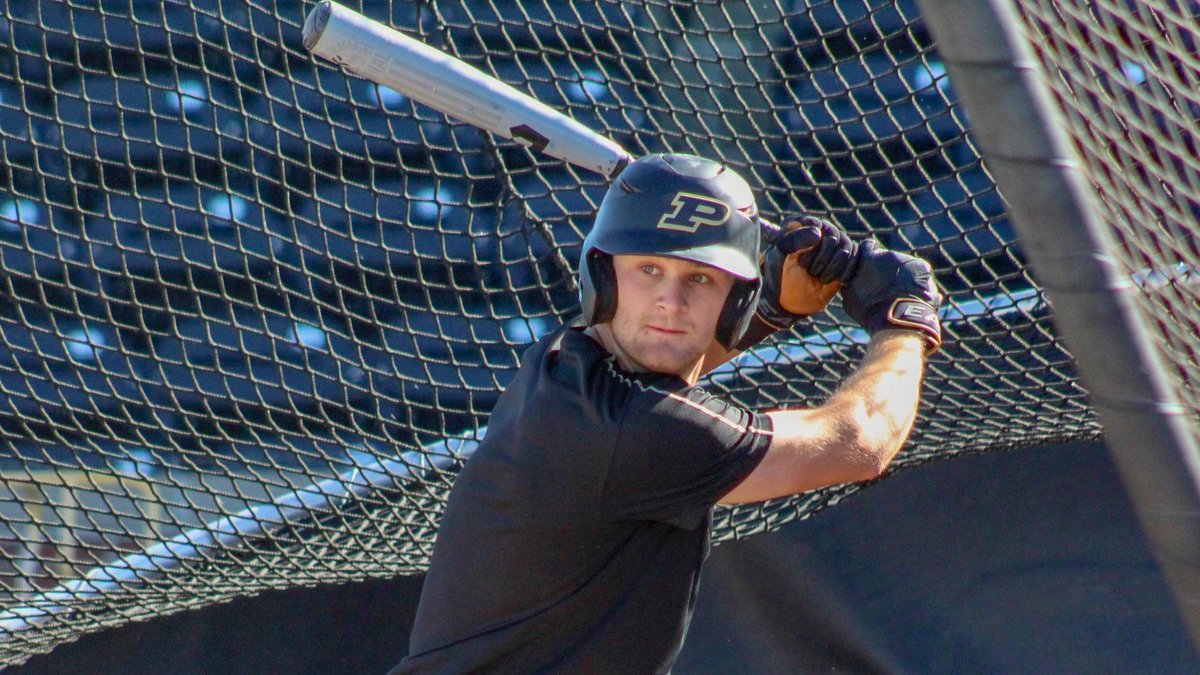 PurdueBaseball's tweet photo. Another Black &amp; Gold battle for Thursday's Open Scrimmage at Alexander. #BoilerUp ⚫️🟡

🕞 3:30-5pm
💪 @ParkerD03 @Joe_Trenerry @LanceLauve7 
⚾️ @Luke_Reasor07 @KaleWemer @1Gabriel_Watson https://t.co/zXRm5jr9eV